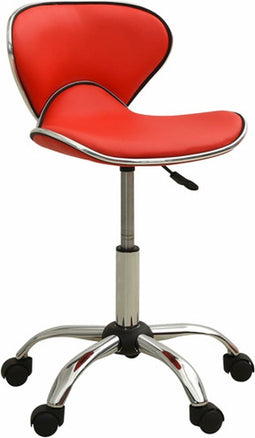vidaXL - Kantoorstoel - kunstleer - rood