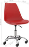 vidaXL - Kantoorstoel - kunstleer - rood