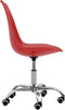 vidaXL - Kantoorstoel - kunstleer - rood
