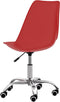 vidaXL - Kantoorstoel - kunstleer - rood