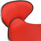 vidaXL - Kantoorstoel - kunstleer - rood