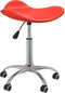 vidaXL - Kantoorstoel - kunstleer - rood