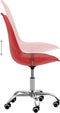 vidaXL - Kantoorstoel - kunstleer - rood