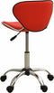 vidaXL - Kantoorstoel - kunstleer - rood