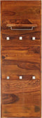 vidaXL - Kapstok - 118x40 - cm - massief - sheeshamhout