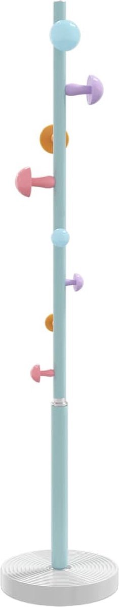 vidaXL - Kapstok - 172 - cm - gepoedercoat - ijzer - blauw