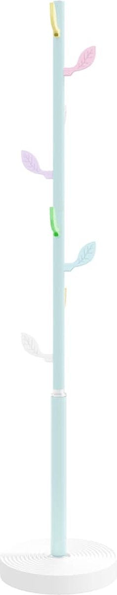 vidaXL - Kapstok - 172 - cm - gepoedercoat - ijzer - blauw