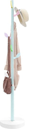 vidaXL - Kapstok - 172 - cm - gepoedercoat - ijzer - blauw