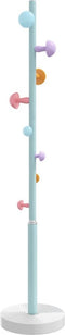 vidaXL - Kapstok - 172 - cm - gepoedercoat - ijzer - blauw