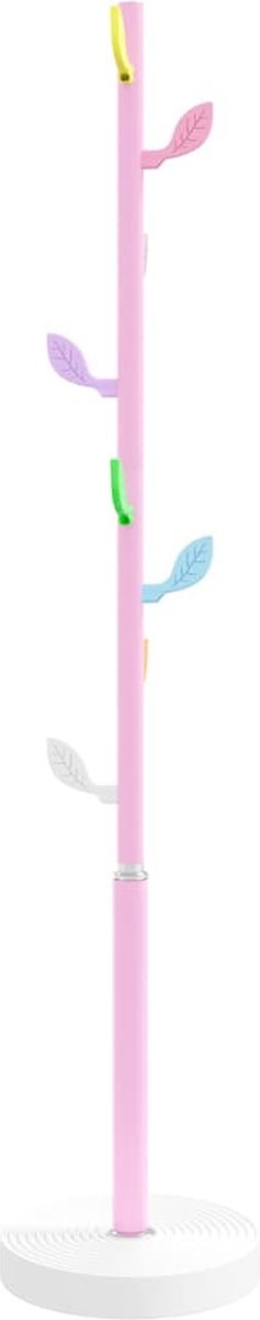 vidaXL - Kapstok - 172 - cm - gepoedercoat - ijzer - roze