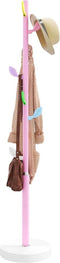 vidaXL - Kapstok - 172 - cm - gepoedercoat - ijzer - roze
