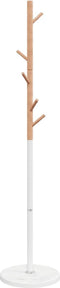 vidaXL - Kapstok - 172 - cm - gepoedercoat - ijzer - wit
