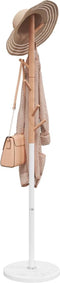 vidaXL - Kapstok - 172 - cm - gepoedercoat - ijzer - wit