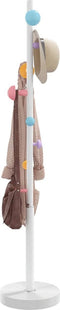 vidaXL - Kapstok - 172 - cm - gepoedercoat - ijzer - wit