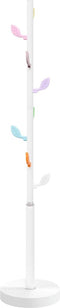vidaXL - Kapstok - 172 - cm - gepoedercoat - ijzer - wit