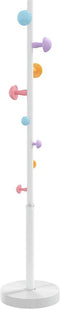 vidaXL - Kapstok - 172 - cm - gepoedercoat - ijzer - wit