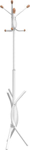 vidaXL - Kapstok - 176 - cm - gepoedercoat - ijzer - wit
