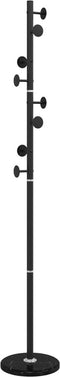 vidaXL - Kapstok - 176 - cm - gepoedercoat - ijzer - zwart