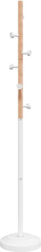 vidaXL - Kapstok - 177 - cm - gepoedercoat - ijzer - wit