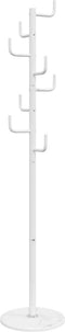 vidaXL - Kapstok - 183 - cm - gepoedercoat - ijzer - wit