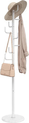 vidaXL - Kapstok - 183 - cm - gepoedercoat - ijzer - wit