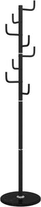 vidaXL - Kapstok - 183 - cm - gepoedercoat - ijzer - zwart