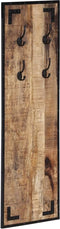 vidaXL - Kapstok - 35x8x110 - cm - massief - ruw - mangohout