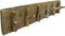 vidaXL - Kapstok - 60x15 - cm - gemengd - gerecycled - hout