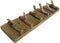 vidaXL - Kapstok - 60x15 - cm - gemengd - gerecycled - hout