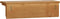 vidaXL - Kapstok - 60x16x16 - cm - massief - eikenhout