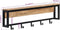 vidaXL - Kapstok - 87x10x27 - cm - massief - ruw - mangohout