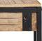 vidaXL - Kapstok - 87x10x27 - cm - massief - ruw - mangohout