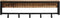 vidaXL - Kapstok - 87x10x27 - cm - massief - ruw - mangohout