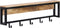 vidaXL - Kapstok - 87x10x27 - cm - massief - ruw - mangohout