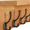 vidaXL - Kapstok - 90x16x16 - cm - massief - eikenhout