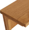 vidaXL - Kapstok - 90x16x16 - cm - massief - eikenhout