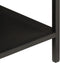 vidaXL - Kapstok - 90x35x180 - cm - massief - mangohout - en - ijzer