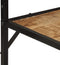 vidaXL - Kapstok - 90x35x180 - cm - massief - mangohout - en - ijzer