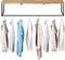 vidaXL - Kapstok - met - schap - 100x35x22 - cm - massief - acaciahout