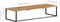 vidaXL - Kapstok - met - schap - 100x35x22 - cm - massief - acaciahout