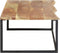 vidaXL - Kapstok - met - schap - 100x35x22 - cm - massief - acaciahout
