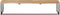 vidaXL - Kapstok - met - schap - 100x35x22 - cm - massief - acaciahout