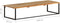 vidaXL - Kapstok - met - schap - 100x35x22 - cm - massief - acaciahout