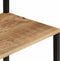 vidaXL - Kapstok - met - schoenenrek - 68x30x182 - cm - massief - ruw - mangohout
