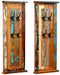 vidaXL - Kapstokken - 2 - st - 38x100 - cm - massief - gerecycled - hout