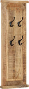 vidaXL - Kapstokken - 2 - st - 38x100 - cm - massief - mangohout