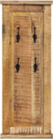 vidaXL - Kapstokken - 2 - st - 38x100 - cm - massief - mangohout