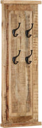 vidaXL - Kapstokken - 2 - st - 38x100 - cm - massief - mangohout