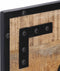 vidaXL - Kapstokken - 2 - st - 80x8x25 - cm - massief - ruw - mangohout