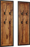 vidaXL - Kapstokken - 2 - st - massief - sheeshamhout